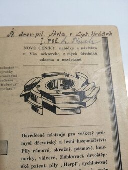 Kalendář a tabulky pro dřevařské hospodářství 1939--Rok vydá - 3
