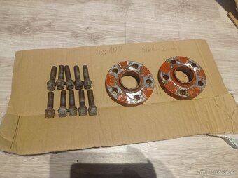 Predám rozširovacie podložky 5x100 3mm - 3
