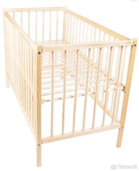 Detská postieľka Vasilans, masív borovica - 3