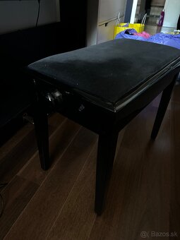 Tmavohnedý digitálny klavír YAMAHA Clavinova + stolička - 3
