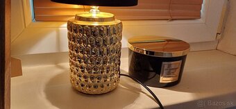 Stolná lampa zlato-čierna - 3