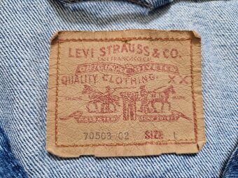 Pánská džíska Levi's Trucker velikost L 1083 - 3