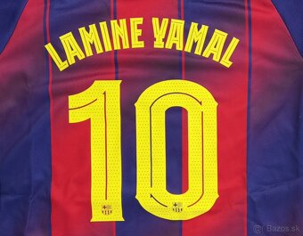 dres YAMAL FC Barcelona home edition 25/26 s číslom - 3