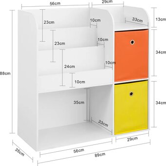 Detský regál s knižnicou - 3