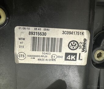 Vw passat b6 ľavý bixenon svetlomet - 3