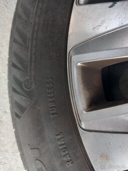 Opel Astra 205/60 Zimné pneumatiky na plechových diskoch - 3