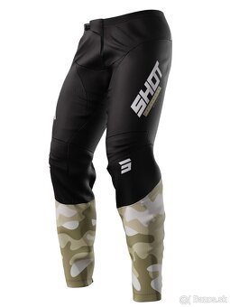 kvalitný komplet dres nohavice camo čierny - 3