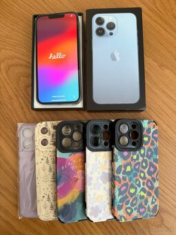 iPhone 13 Pro 128 GB – Modrý (Sierra Blue) | TOP stav | 480 - 3
