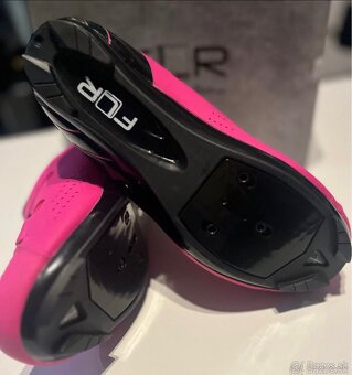 Dámske cyklistické tretry FLR F-35 Neon Pink č. 40 - 3
