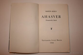 Martin Rázus: Ahasver (dramatická báseň) - 3