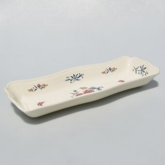 Wedgwood - Elegantná sada - podnos + džbánik - Pivonky - 3