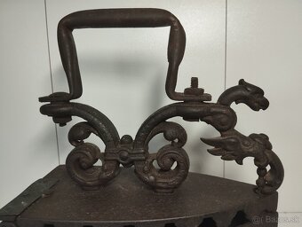 Atypická sběratelská žehlička DRAK s hvězdou - 3