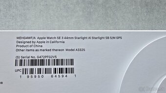 Apple Watch SE 3 44mm Starlight - 3