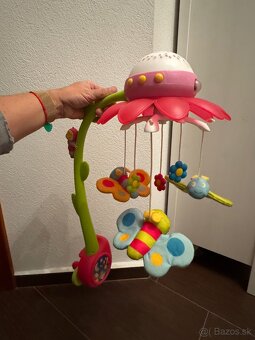 Kolotoč nad postieľku ružový - 3