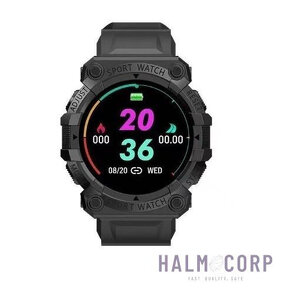 (IHNEĎ) Športové Smart hodinky, čierne HALMcorp - 3