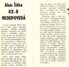 KX-B neodpovedá, 1.vyd 1967 skutočný príbeh ČSl voj. pilota - 3