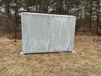 Plechová garáž 3×5 m – vhodná aj ako stavebná búda 2.trieda - 3