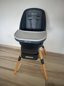 Jedálenská stolička CAROU 360° Grey - 3