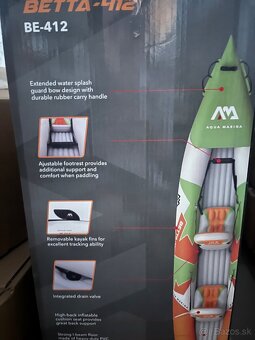 Kajak Betta BE-412 AQUA MARINA 2-miestny - 3