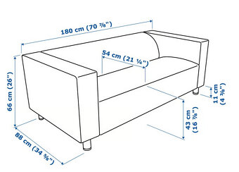 Ikea dvojpohovka KLIPPAN - 3