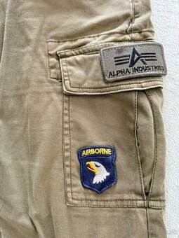 ALPHA INDUSTRIES nohavice Petrol Patch Pant - olivové. - 3