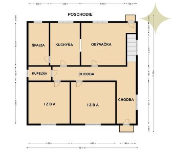 Dvojgeneračný čiastočne zrekonštruovaný rodinný dom - Veľká - 3