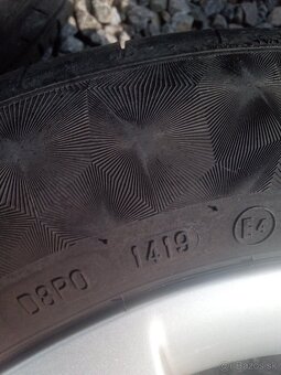 Predám kolesá 5x120 BMW 16" 205/55R16 Continental - 3