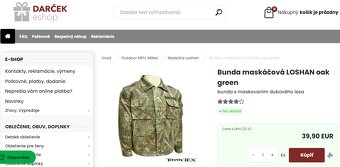 Bunda / Blúza maskáčová les LOSHAN camouflage realtree - 3