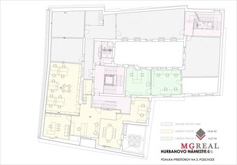 Kancelárske priestory 140 m2 v historickej budove na Hurbano - 3