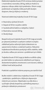 Elektrická trojkolka pre seniorov cargo - 3