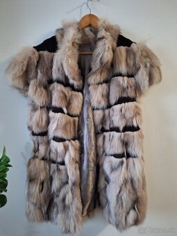 Vesta z pravej kožušiny - 3