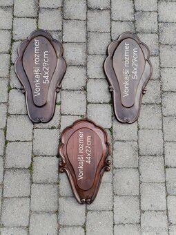 Podložky pod trofeje jeleňov, daniel - 3