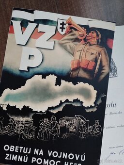 Vojenská medaila + osvedčenie Slov.štát - 3