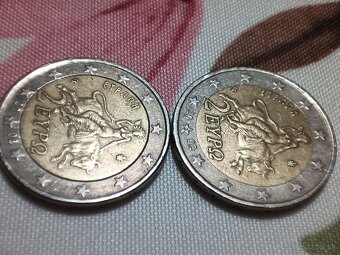 Na predaj dve Grécke zberateľské mince v hodnote 2 eurá - 3