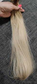 Predám panenské blond vlasy - 3