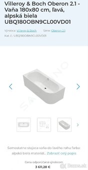 Vaňa - Villeroy & Boch Oberon 2.1 - 3