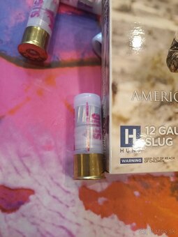 Predám brokové strelivo American Sniper,12/70 super slug - 3