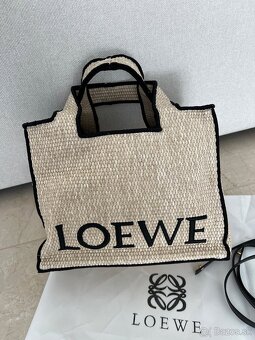 LOEWE LOGO RAFFIA TOTE BAG - 3