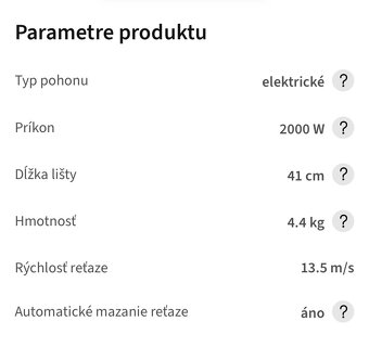 Elektricka retazova pila - 3