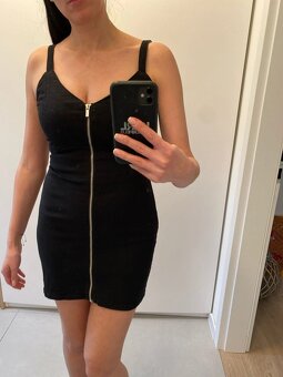 Cierne riflove elasticke minisaty - 3