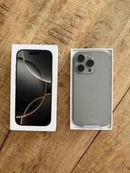 Apple iPhone 16 Pro 128GB Natural Titanium , TOP, Záruka - 3