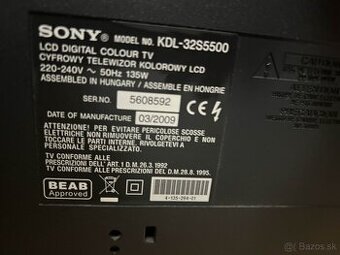 Predám používanú TV SONY - 3