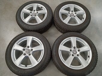 4ks zimne ALU 5x112 R16 7J ET52 DEZENT VOLKSWAGEN - 3