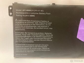 Predam lacno novú batériu do Acer - 3