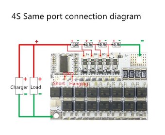 BMS 4S modul pre lítiové batérie - 3
