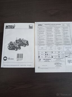 Traktorova kosacka MTD - 3