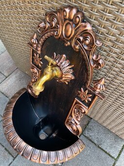 zahradne kovove umyvadlo 61cm medene - 40% - 3