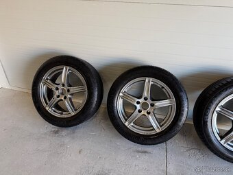 ALU DISKY DEZENT 5x112 S LETNÝMI PNEU 205/55 R16 - 3