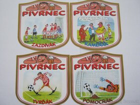 kompletní sbírka 30ks etiket PIVRNEC pivovar Most - 3