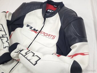FLM Greyhound RED pánska dvojdielna moto kombinéza 54/52 XL/ - 3